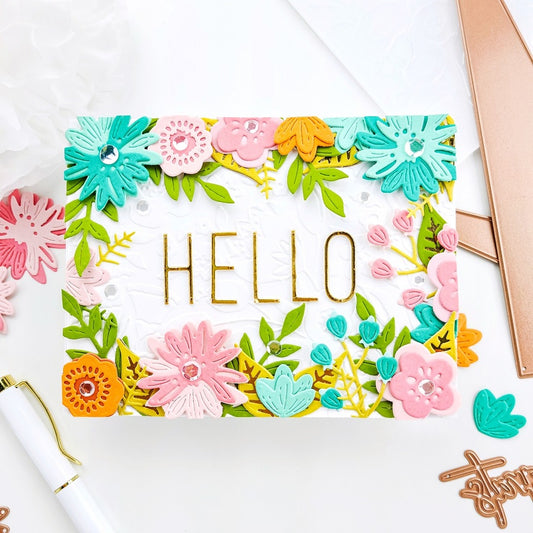 Spellbinders - Simply Perfect Alphabet - Stand Alone Stanze