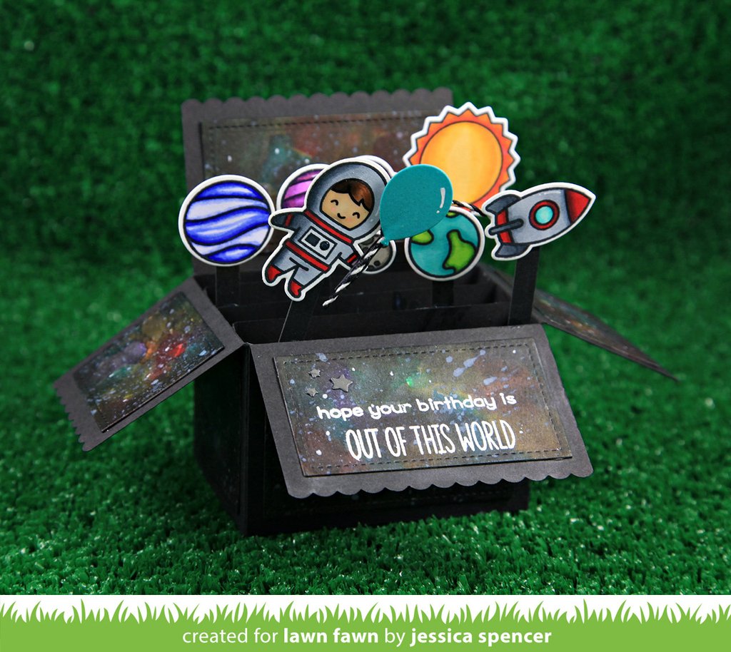 Lawn Fawn - Scalloped Box Card Pop-Up - Stanze