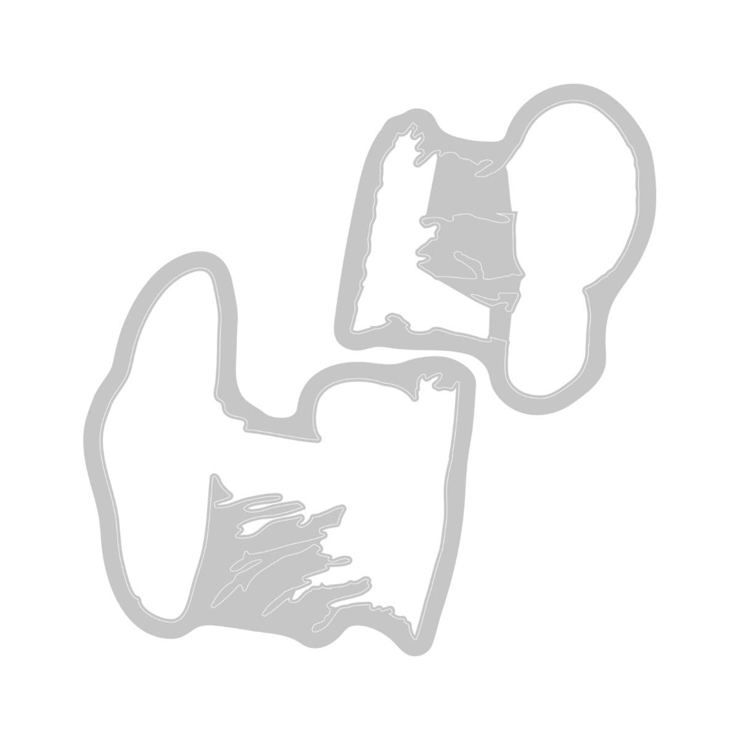 Sizzix Framelits Die & Stamp Set Painted Pencil Mushrooms A5