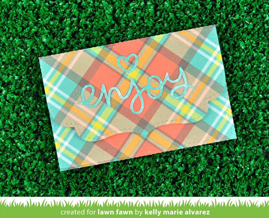 Lawn Fawn - Small Stitched Envelope - Cuts