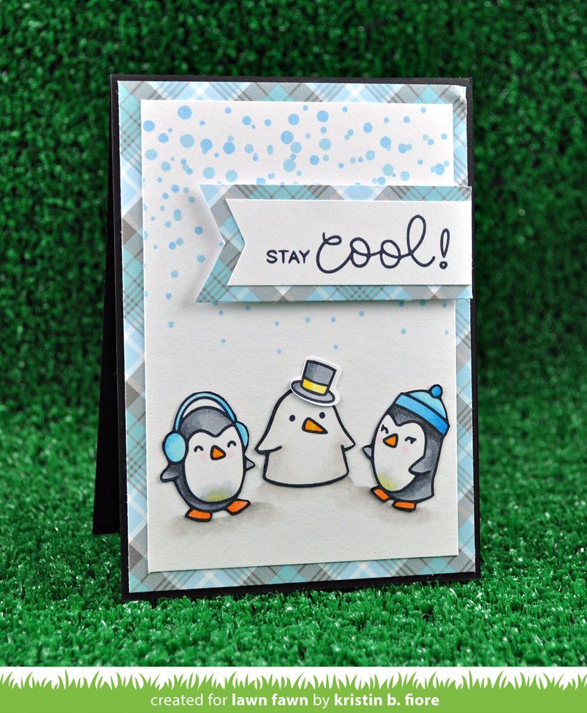 Lawn Fawn - Snow Cool - Clear Stamp 4x6