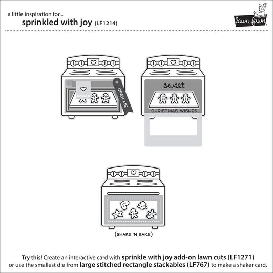 Lawn Fawn - Sprinkled With Joy Add-On - Cuts