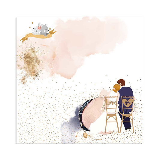 Stamperia - Love You Chairs - 12x12 Inch Paper Sheets