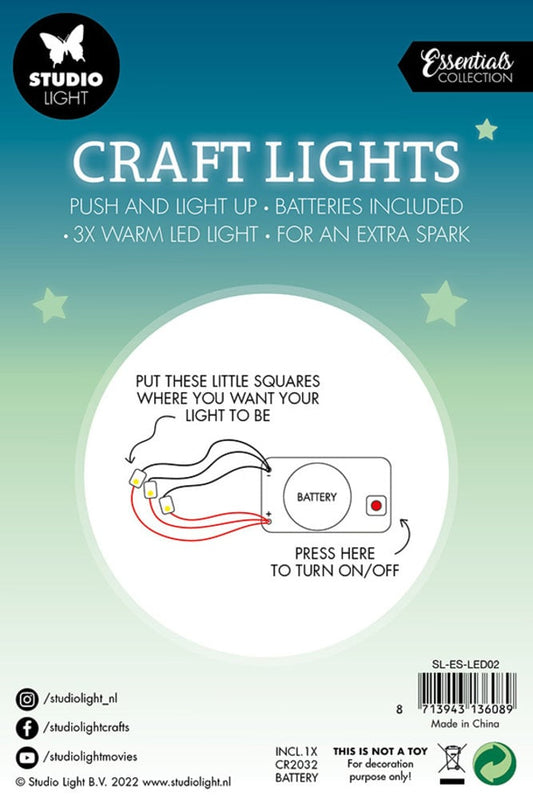 Craft Lights w/ Batteries Essential Tools (3pcs)