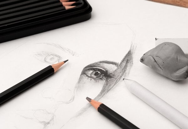 Studio Light Graphite Pencils – 12er Set Künstlerbleistifte in verschiedenen Härtegraden (SL-CO-PENC04)