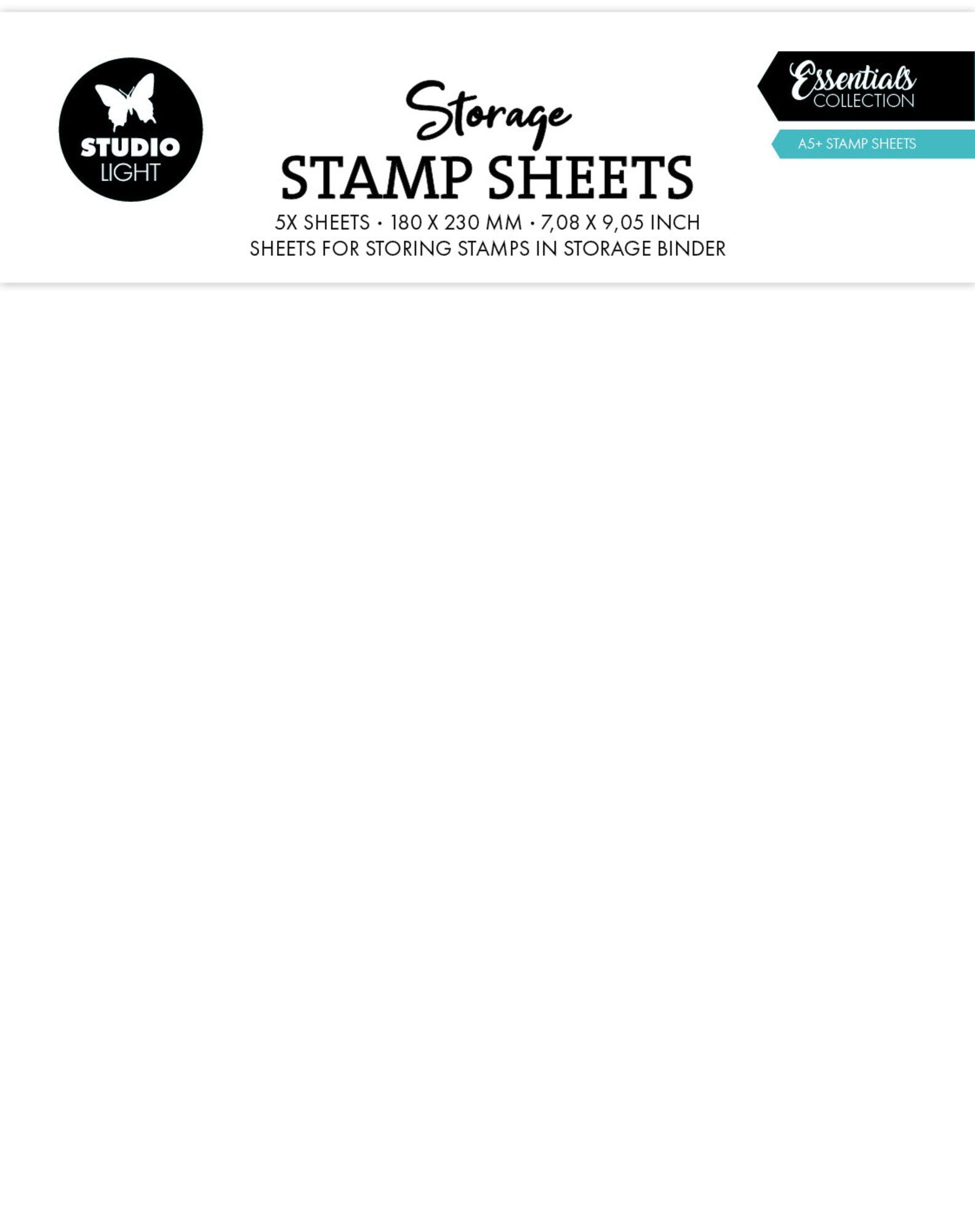 heets aufbewahrung Studio Light Stamp Sheets – Aufbewahrung für Stempel – bastel-traum.ch
