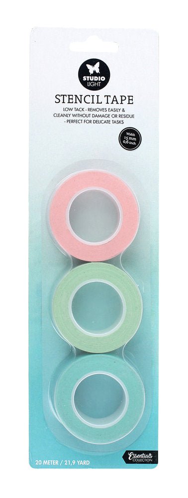 Studio Light Stencil & Stamp Masking Tape Low Tack 15mm