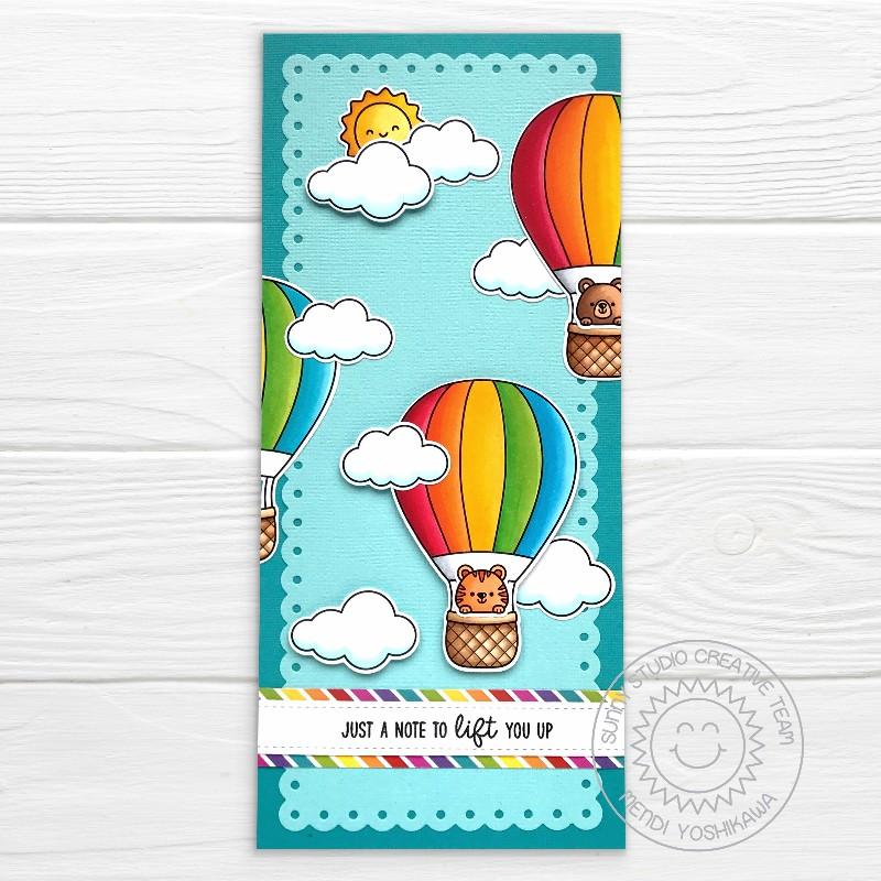 Sunny Studio - Balloon Rides - Clear Stamp Set 4x6