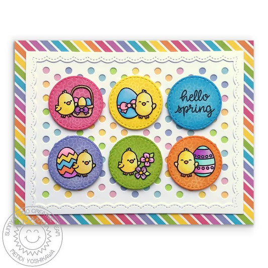 Sunny Studio Chubby Bunny Clear Stamp Set 4x6