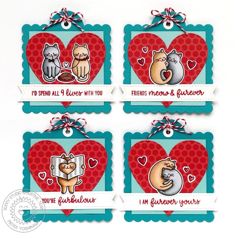 Sunny Studio - Meow & Furever - Clear Stamp Set 4x6