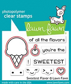 Lawn Fawn - Sweetest Flavor - Stanzen