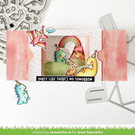 Lawn Fawn Ta-Da! Diorama! Hillside Inserts Stand alone Stanzen