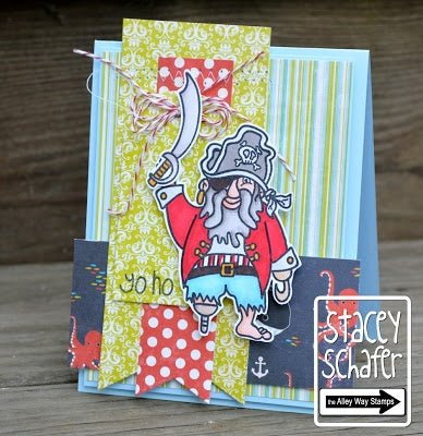 The Alley Way Stamps - Stempelset 4x6" - Land HO