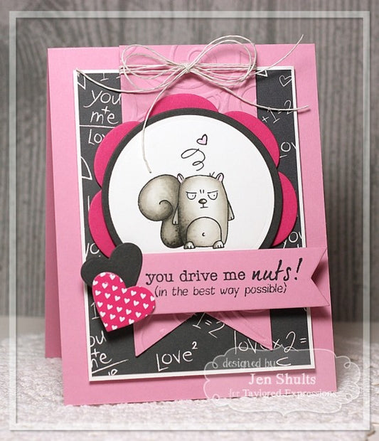 Taylored Expressions Cling Stamps 4x6 - Valentine Grumplings 2/4