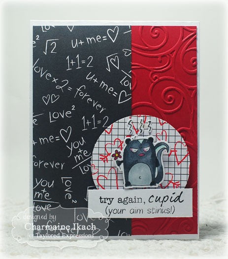 Taylored Expressions Cling Stamps 4x6 - Valentine Grumplings 4/4