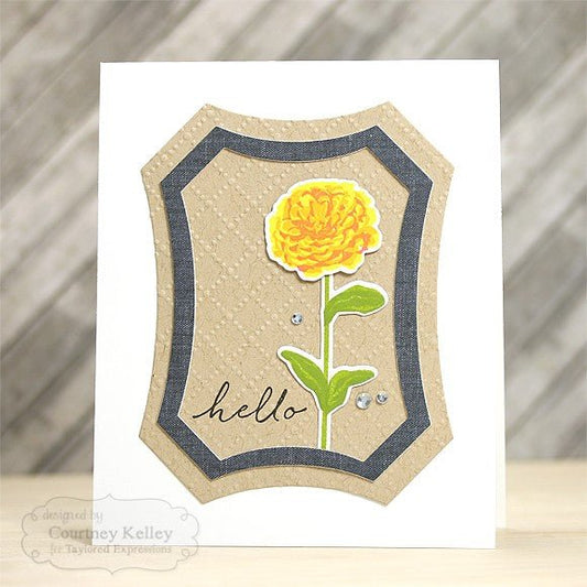 Taylored Expressions Die - Simply Stamped Zinnias 4/4