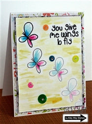 The Alley Way Stamps - Stempelset 4x6" - Fly By