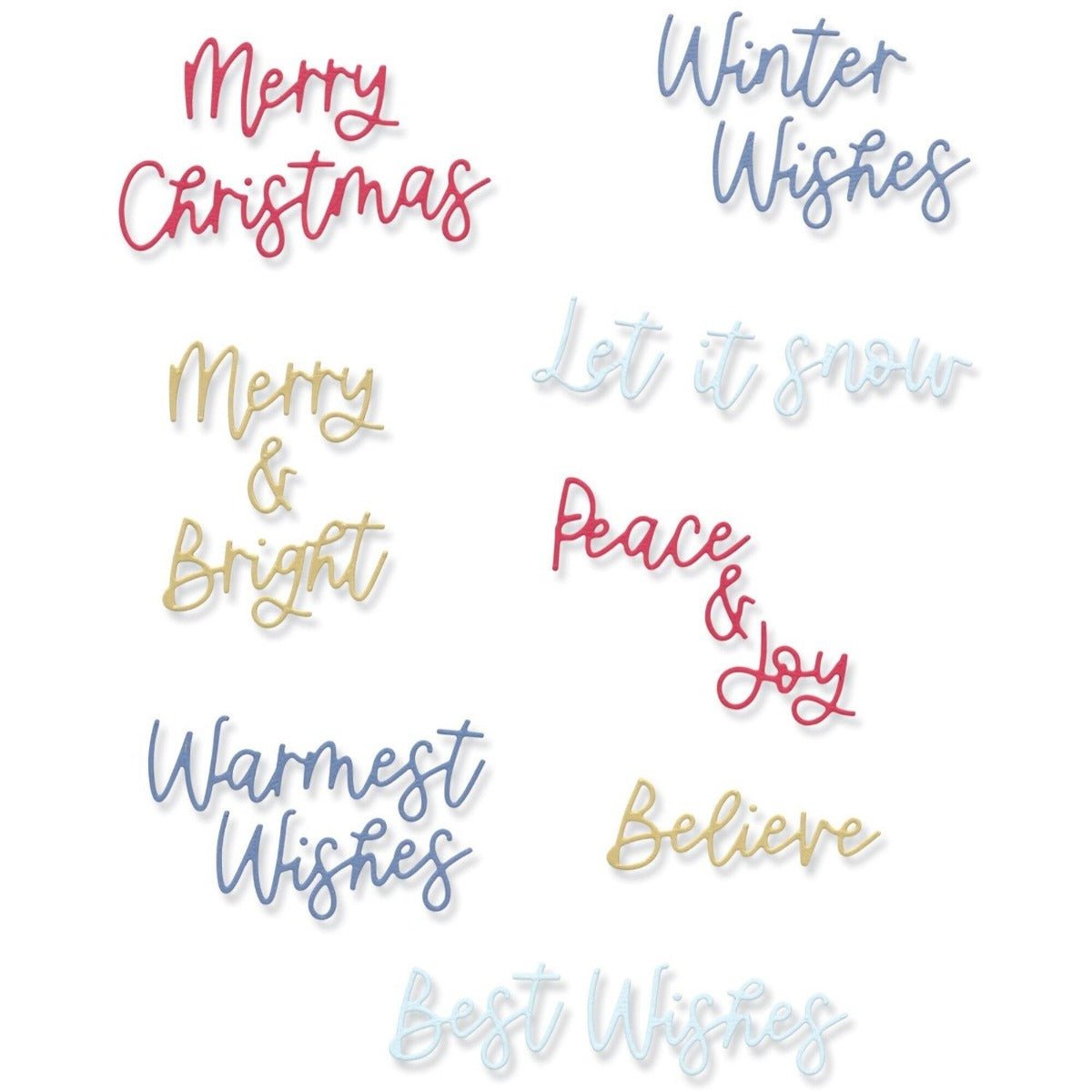 Thinlits Die by Lisa Jones Variety Sentiments #2