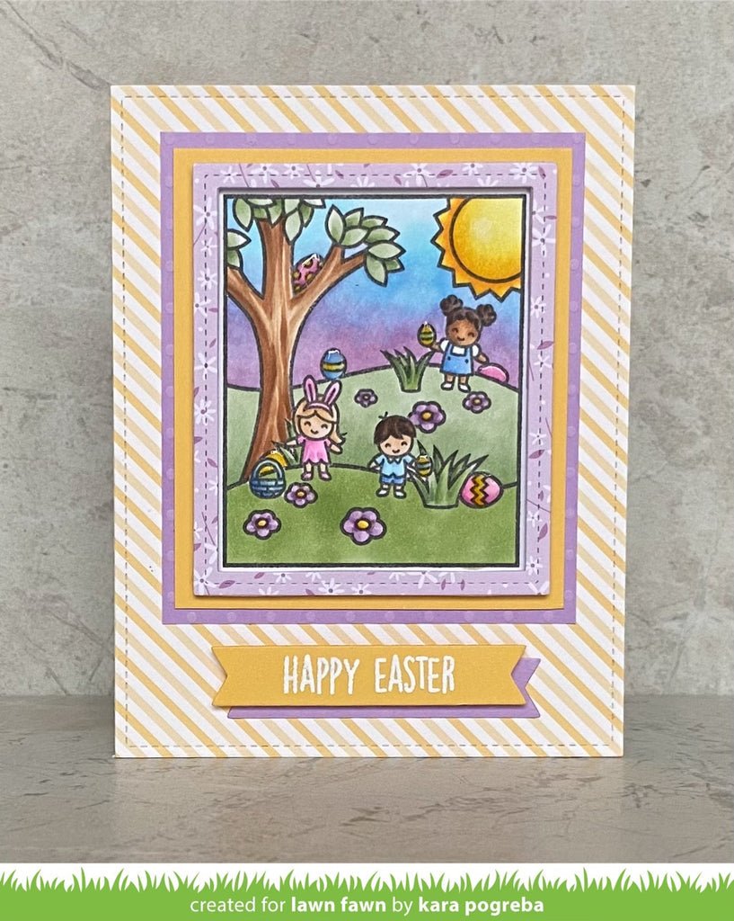 Lawn Fawn - Tiny Sport Friends - Clear Stamp 3x4