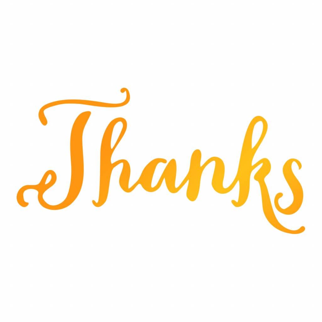 Ultimate Crafts - Thanks - Hotfoil Stamp