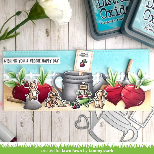 Lawn Fawn Watering can Stand alone Stanzschablone