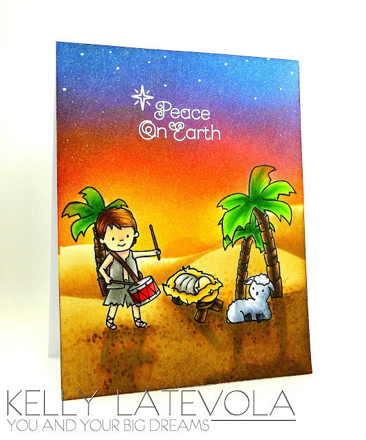 Wplus9 - Stempelset 4x6 - Drummer Boy