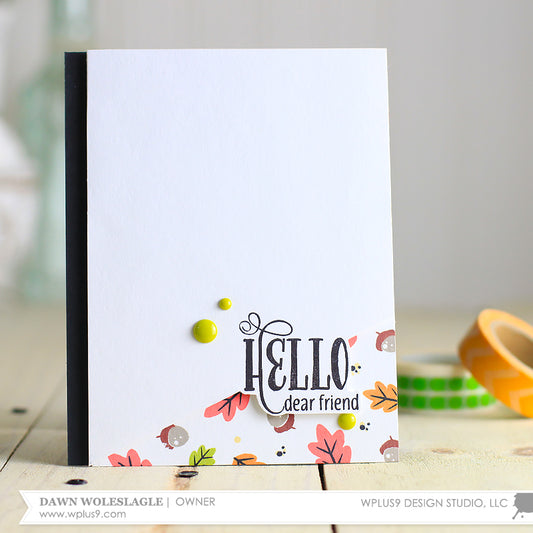 Wplus9 - All Year Cheer - Clear Stamp 4x6