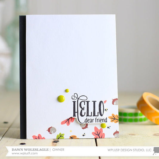 Wplus9 - All Year Cheer - Clear Stamp 4x6
