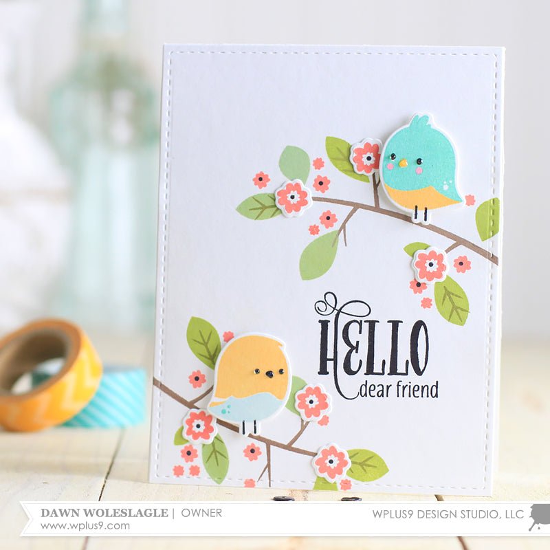 Wplus9 - All Year Cheer - Clear Stamp 4x6