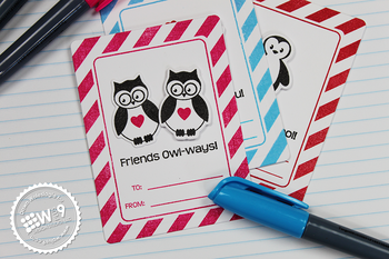 Wplus9 - Stempelset 6x8" - Bitty Buddy Valentines