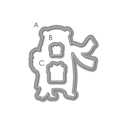 Wplus9 Dies - Holiday Hugs