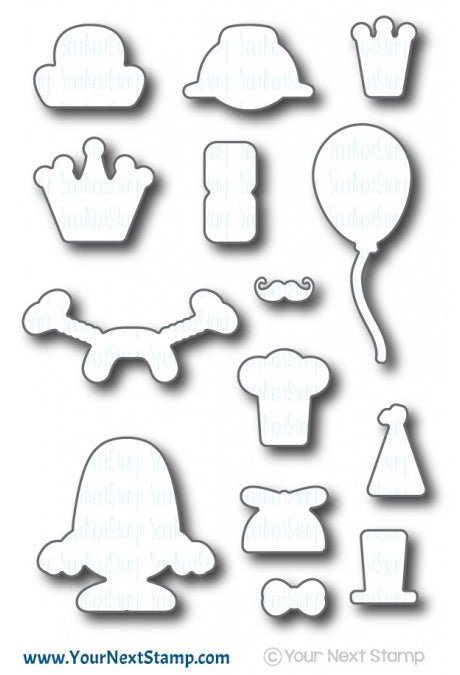 Your Next Stamp Die Set - Silly Monsters Incognito 2