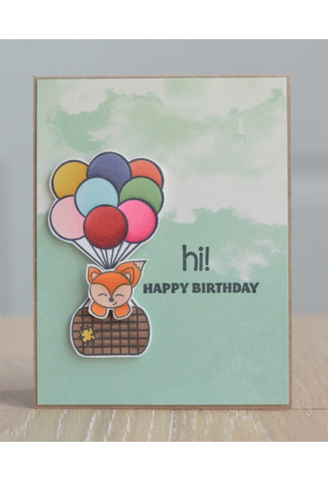 Your Next Stamp Stempelset 4x6" - Basket Animals