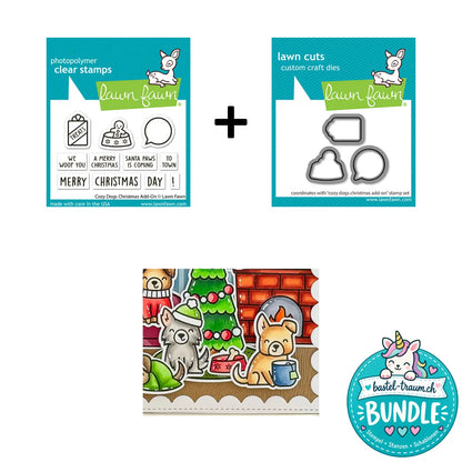 Cozy Dogs Christmas Add-On Stempel + Stanze