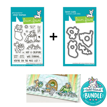 A Mice Christmas Stempel + Stanze