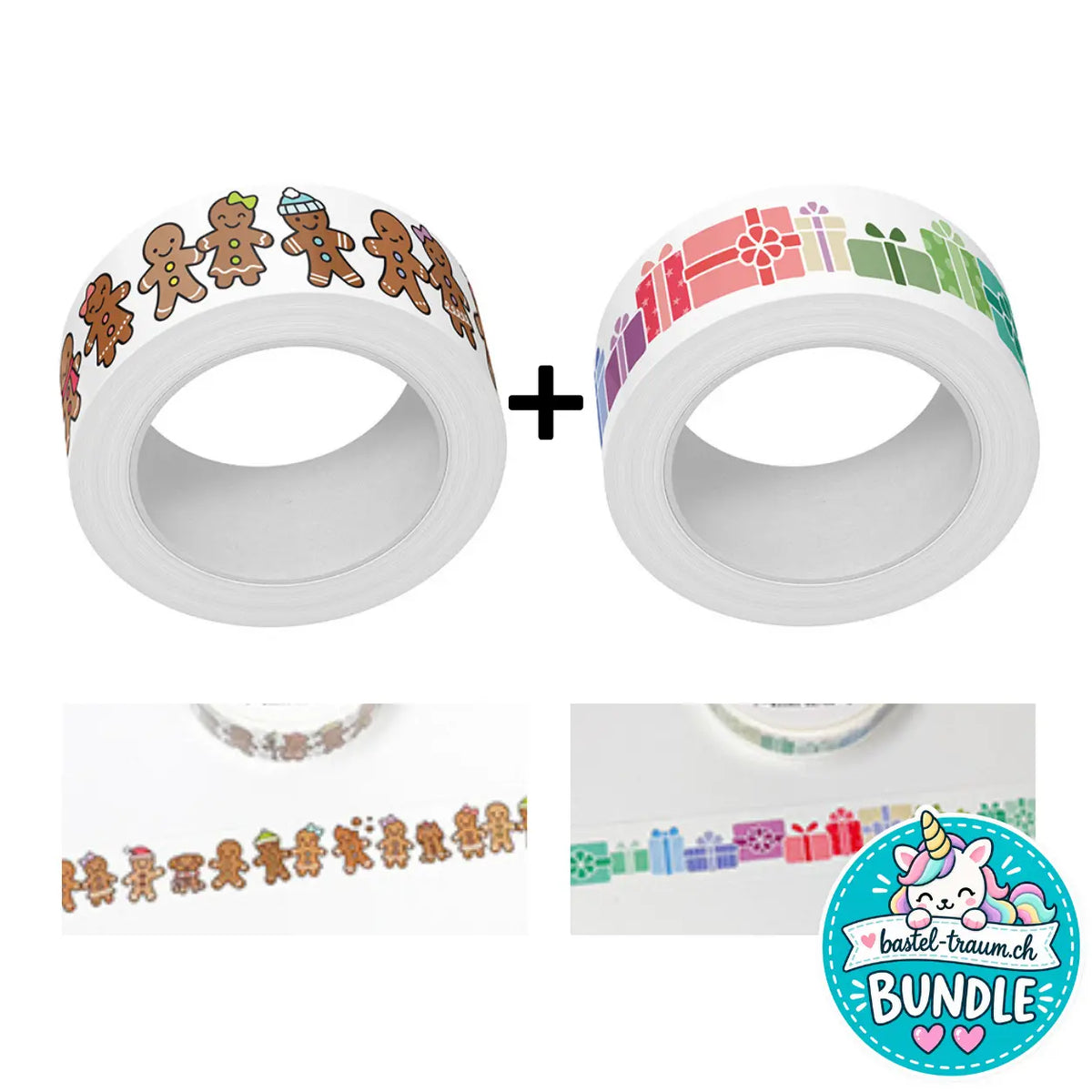 Lawn Fawn Gifts for You + Gingerbread Friends Washi Tape Bundle