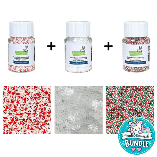 Lawn Fawn Tiny Treasures Clay & Confetti Bundle Christmas