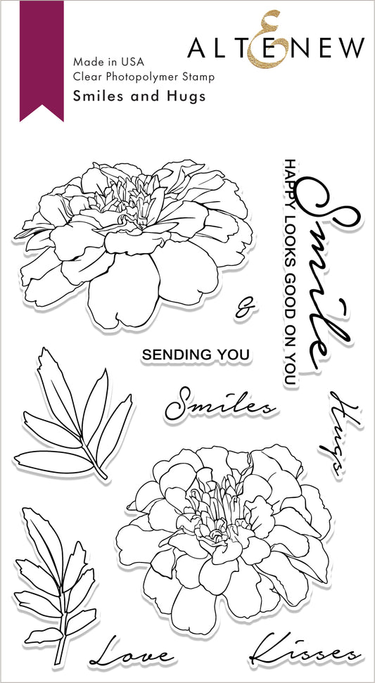 Altenew - Smiles and Hugs - Clear Stamp 4x6