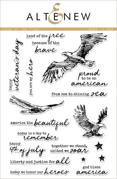 Altenew -  Land Of The Free - Clear Stamps 6x8