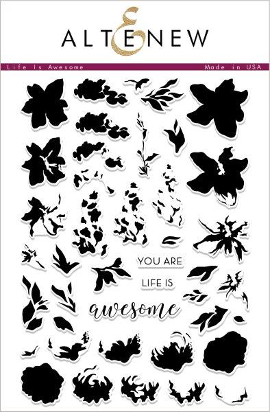 Altenew -  Life Is Awesome - Clear Stamps 6x8