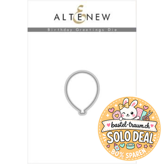 Altenew Birthday Greetings Stanze