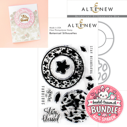Altenew Botanical Silhouettes Clear Stamps + Stanzen