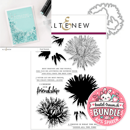 Altenew Build A Flower: Aster Clear Stamps 6x8 und Stanzen