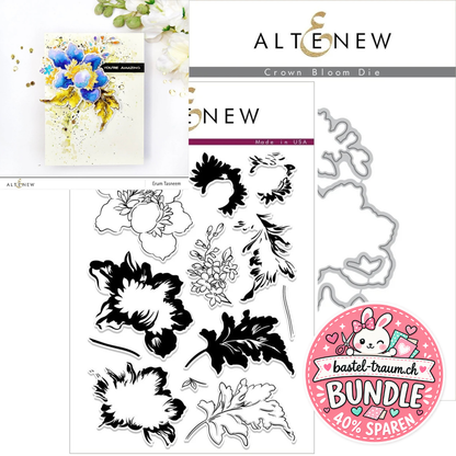 Altenew Crown Bloom Clear Stamps + Stanzen