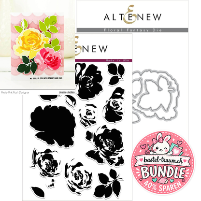 Altenew Floral Fantasy Clear Stamps + Stanzen