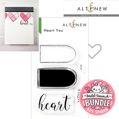 Altenew Heart You Clear Stamps + Stanzen