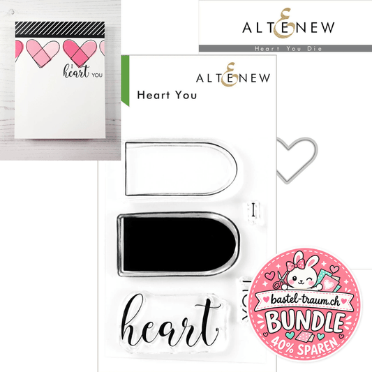 Altenew Heart You Clear Stamps + Stanzen