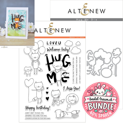 Altenew Hug Me Clear Stamps + Stanzen