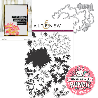 Altenew Majestic Bloom Clear Stamps + Stanzen
