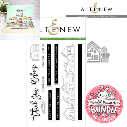 Altenew Neighborhood Clear Stamps + Stanzen
